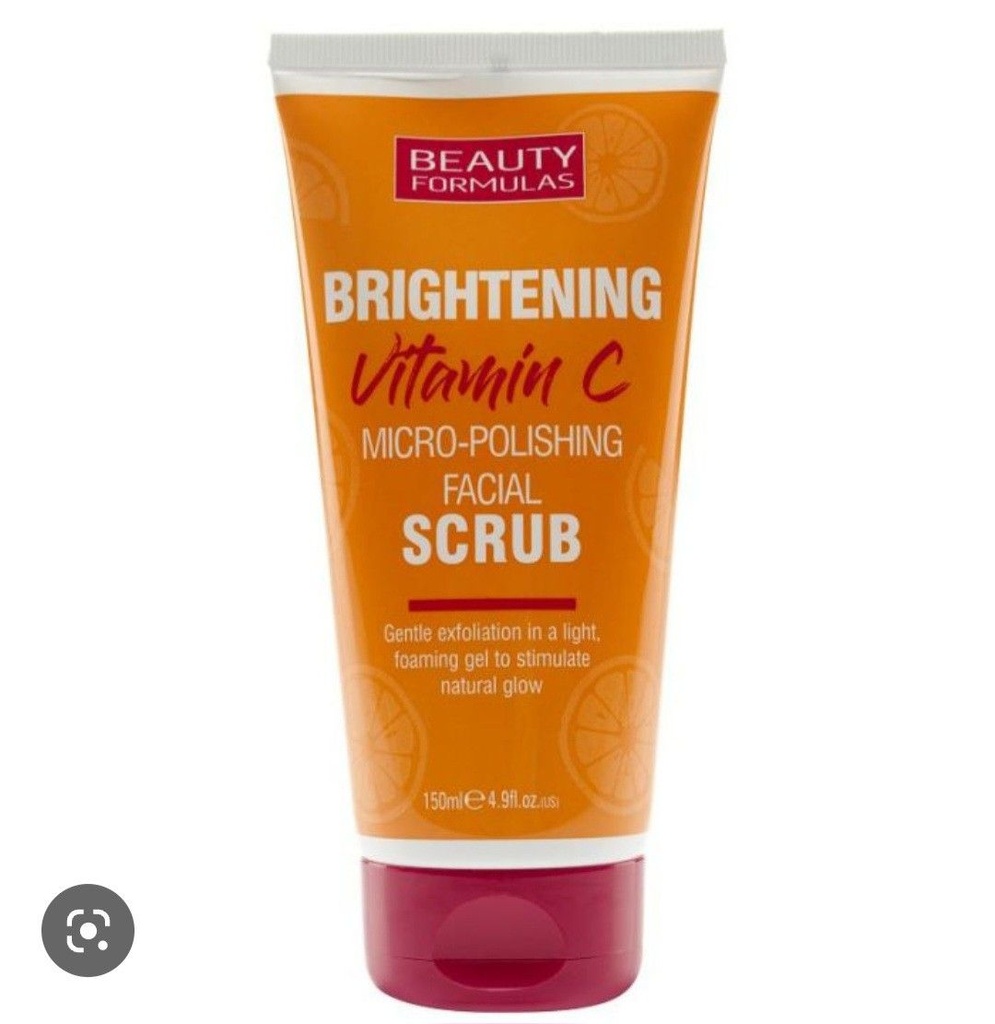 Beauty Formulas Brightening Vitamin C Micro-Polishing Facial Scrub