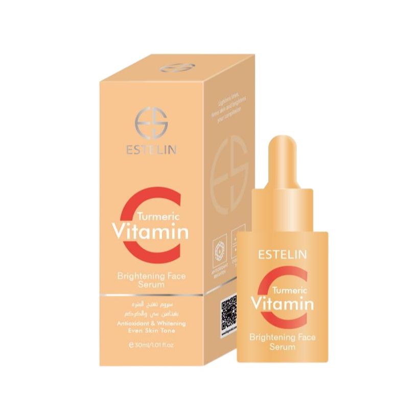 Estelin Vitamin C + Turmeric Brightening Face Serum -30ml